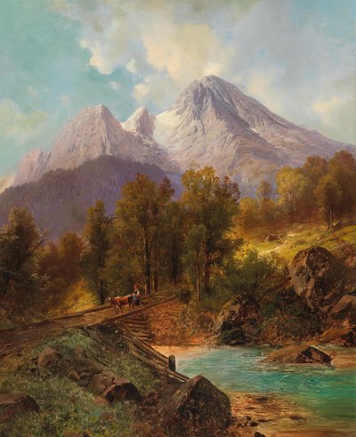 Le Watzmann près de Berchtesgaden - Karl Millner